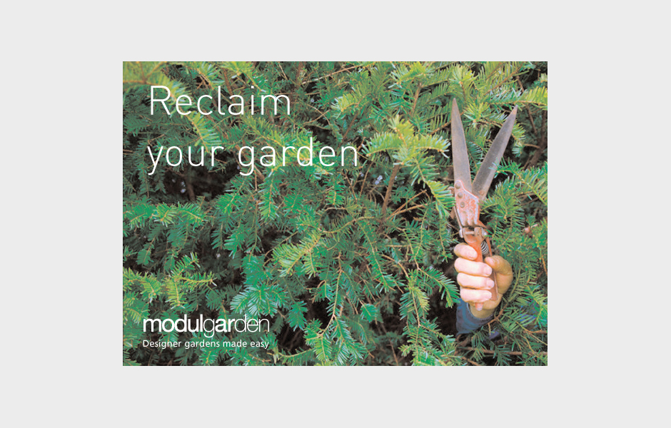 Press advertisement for Modular Garden 'Shears'